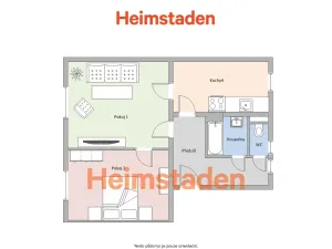 Pronájem bytu 2+1, Havířov - Město, U Stromovky, 55 m2