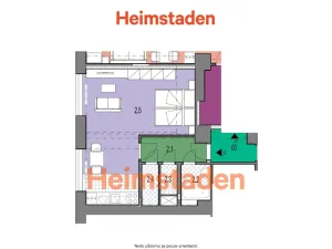 Pronájem bytu 1+kk, Havířov - Město, Dělnická, 35 m2
