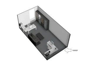 Pronájem kanceláře, Brno - Štýřice, Pražákova, 23 m2
