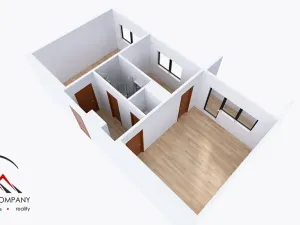 Pronájem bytu 2+1, Krnov, SPC H, 49 m2