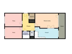 Pronájem bytu 3+1, Praha - Chodov, Konstantinova, 70 m2