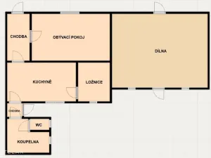 Prodej rodinného domu, Rudolfov, Adamovská, 100 m2