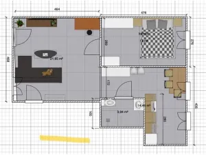 Pronájem bytu 2+1, Praha - Nusle, Mojmírova, 50 m2