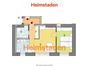 Pronájem bytu 2+kk, Havířov - Šumbark, Dukelská, 37 m2