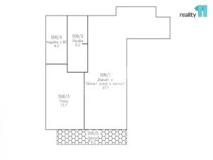 Pronájem bytu 2+kk, Praha - Žižkov, Prokopova, 66 m2