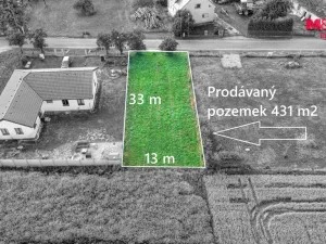 Prodej pozemku pro bydlení, Rašín, 431 m2
