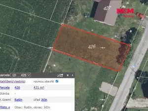 Prodej pozemku pro bydlení, Rašín, 431 m2