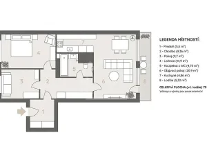Prodej bytu 3+kk, Praha - Motol, Brdlíkova, 84 m2