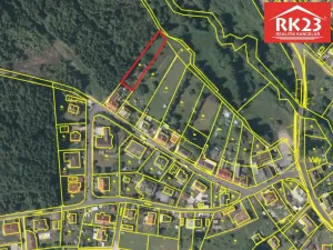Prodej zahrady, Valy, 1072 m2