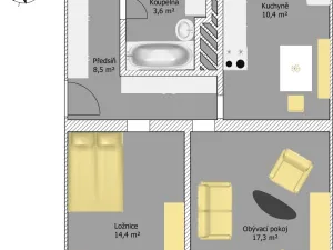 Prodej bytu 2+1, Příbram - Příbram VII, 28. října, 62 m2