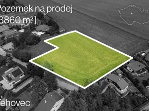 Prodej pozemku, Tehovec, K Mýtu, 3860 m2