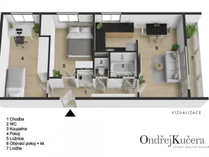 Pronájem bytu 3+kk, Praha - Břevnov, Na Petřinách, 67 m2