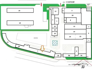 Pronájem skladu, Praha - Hostivař, U továren, 3360 m2