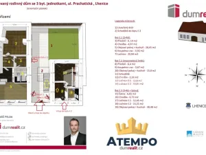 Prodej bytu 3+kk, Lhenice, Prachatická, 52 m2