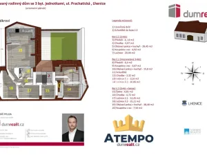 Prodej bytu 3+kk, Lhenice, Prachatická, 52 m2