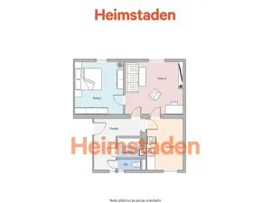 Pronájem bytu 2+1, Havířov - Město, U Stromovky, 53 m2