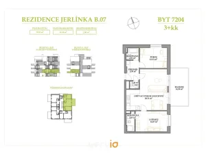 Prodej bytu 3+kk, Brno, Jerlínová, 71 m2
