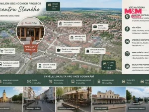 Pronájem obchodního prostoru, Slaný, Soukenická, 95 m2