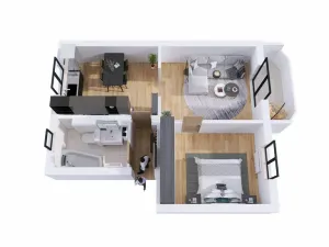 Prodej bytu 2+1, Uničov, Opletalova, 56 m2