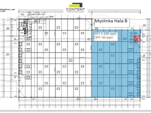 Pronájem skladu, Myslinka, 3496 m2