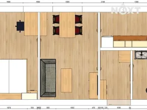 Prodej bytu 2+1, Praha - Písnice, Libušská, 42 m2