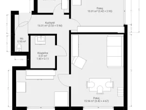 Prodej bytu 2+1, Brno, Třískalova, 51 m2