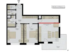 Pronájem bytu 3+kk, Praha - Hostivař, Rižská, 102 m2