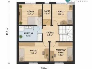 Prodej rodinného domu, Olomouc - Slavonín, 145 m2
