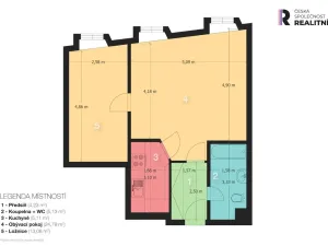 Pronájem bytu 2+kk, Benešov, Dukelská, 53 m2