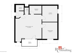 Pronájem bytu 3+kk, Chrášťany, Oranžová, 72 m2