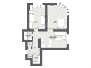 Prodej bytu 3+kk, Praha - Vršovice, Vršovická, 87 m2