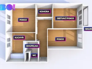 Prodej bytu 3+1, Bohumín, Kostelní, 81 m2