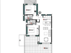 Prodej bytu 3+kk, Torrevieja, Alicante, Španělsko, 84 m2