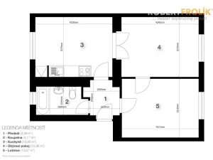 Prodej bytu 2+1, Praha - Bubeneč, Ve struhách, 48 m2