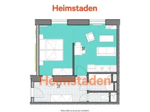 Pronájem bytu 1+kk, Havířov - Město, Nerudova, 30 m2