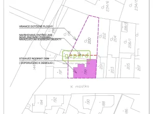 Prodej pozemku pro bydlení, Praha - Řepy, K mostku, 657 m2