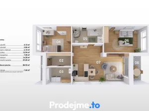 Prodej rodinného domu, Hevlín, 81 m2