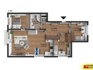 Prodej bytu 4+kk, Jedovnice, 131 m2