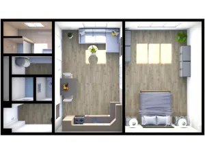 Pronájem bytu 2+kk, Písek, Kollárova, 59 m2