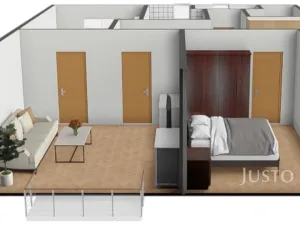 Pronájem bytu 2+1, Písek, Heritesova, 60 m2