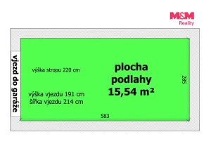 Prodej garáže, Ostrava, Rudná, 15 m2