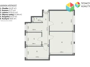 Prodej bytu 2+1, Králův Dvůr, Pod Hájem, 60 m2