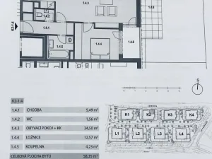 Prodej bytu 2+kk, Roztoky, Lederova, 124 m2