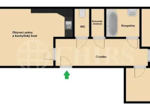 Pronájem bytu 3+kk, Praha - Karlín, Za Karlínským přístavem, 74 m2