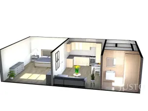 Pronájem bytu 2+kk, Písek, Kollárova, 59 m2