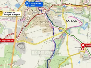 Prodej pozemku pro bydlení, Kaplice - Mostky, 600 m2
