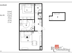Prodej bytu 3+kk, Kladno - Kročehlavy, Generála Selnera, 69 m2