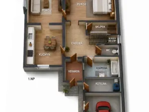 Prodej rodinného domu, Trutnov - Kryblice, Mánesova, 204 m2