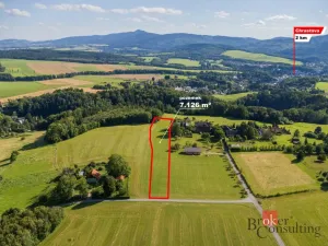 Prodej louky, Chrastava - Horní Chrastava, Frýdlantská, 7126 m2