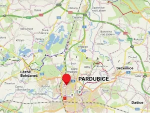 Pronájem bytu 1+kk, Pardubice, Jana Hrubého, 33 m2